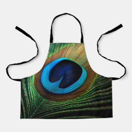 Delantal Joya del pavo real