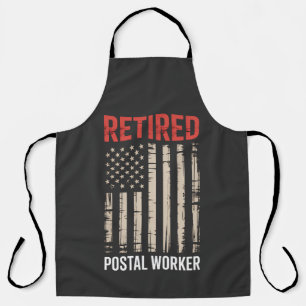 Delantal Jubilación de trabajador postal retirado