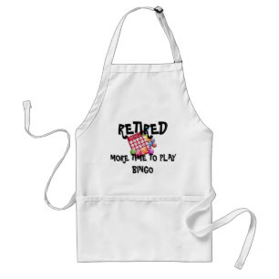 Delantal Jubilado... Más tiempo para jugar Bingo