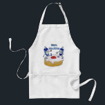 Delantal Judaica Happy Hanukkah Dancing Dreidels Doughnut<br><div class="desc">Está viendo la colección Lee Hiller Designs of Home and Office Decor, Apparel, Gifts and Collectibles. Los diseños incluyen la fotografía Lee Hiller y la colección de arte digital de medios mixtos. Puedes ver su fotografía de la naturaleza en http://HikeOurPlanet.com/ y seguir su blog de senderismo dentro del Parque Nacional...</div>