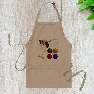Delantal Juego De Croquet Apron