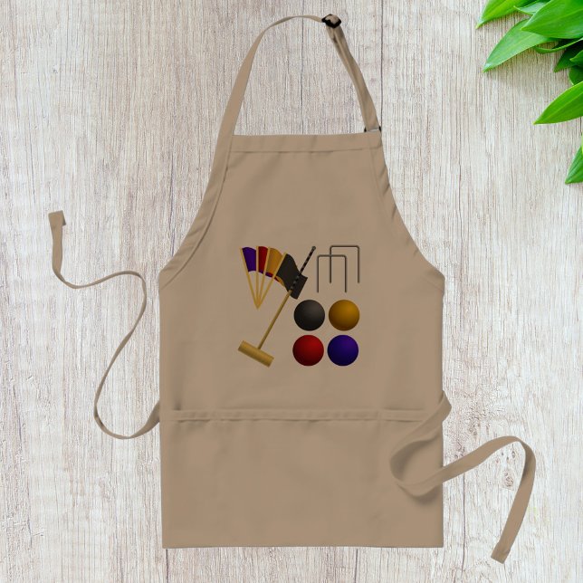 Delantal Juego De Croquet Apron (Subido por el creador)