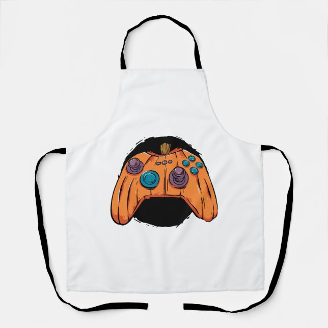 DELANTAL JUEGO HALLOWEING DE PUMPKIN GAMEPAD (Anverso)