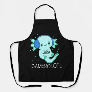 Delantal Juegos Kawaii Ajolote Jugador