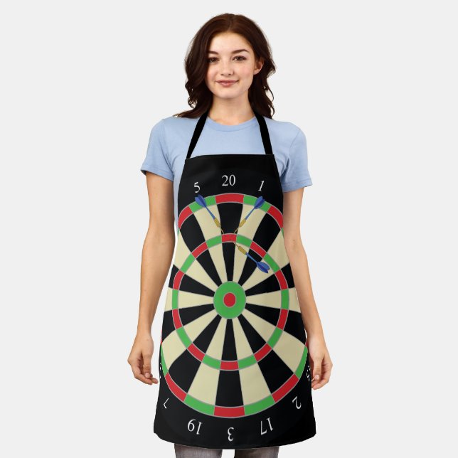 Delantal Jugador de dardos Treble Top 180 (Gastado)