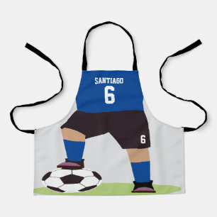 Delantal Jugador de fútbol Personalizado con color de bola