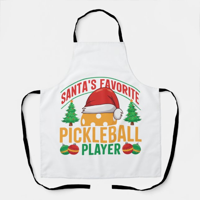 Delantal Jugador favorito de baloncesto de Santa Claus - Gr (Anverso)