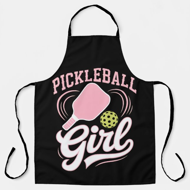 Delantal Jugadora de Pickleball Chica (Anverso)
