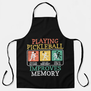 Delantal Jugar Pickleball Mejora la Memoria