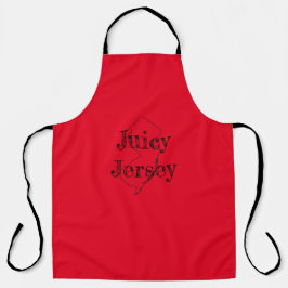 Delantal Juicy Jersey Apron en el rojo del tomate