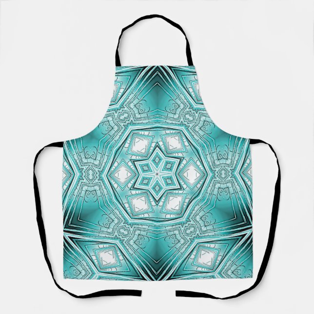 Delantal Kaleidoscopio Ártico (Anverso)