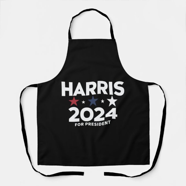 Delantal Kamala Harris 2024 por campaña electoral presidenc (Anverso)