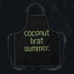 Delantal Kamala Harris Coconut Brat Summer 2024<br><div class="desc">Kamala Harris Coconut Brat Summer 2024</div>
