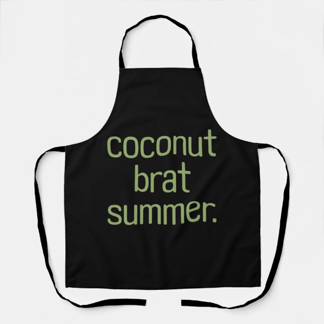Delantal Kamala Harris Coconut Brat Summer 2024 (Anverso)