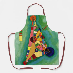 Delantal Kandinsky - Triángulo multicolor,