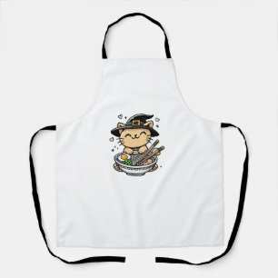 Delantal Kawaii Anime Cat Cute Ramen Halloween Kids