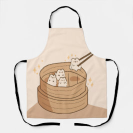 Delantal Kawaii Dim Sum Bunny Apron