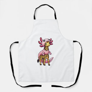Delantal Kawaii Giraffe Axolotl Costume
