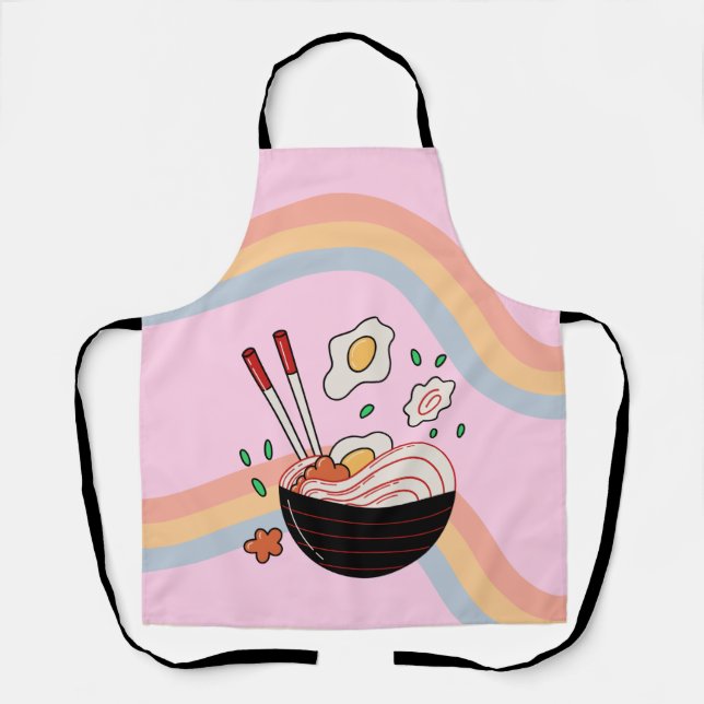 Delantal Kawaii Japonés Ramen Apron (Anverso)
