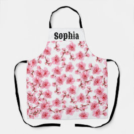 Delantal kawaii pink cherry blossoms