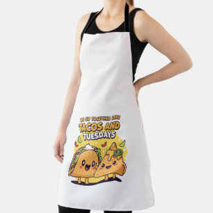 Delantal Kawaii Taco & Nacho   Vamos Junto Como Tacos