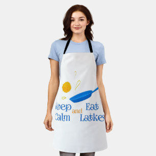 Delantal Keep Calm and Eat Latkes