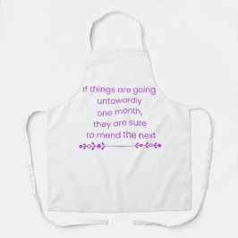 Delantal Keep Calm and Wait till next month