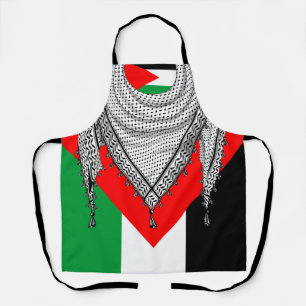 Delantal Keffiyeh palestino Scarf tejido tradicional