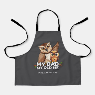 Delantal Kid Apron : Mi papá mi viejo (gris)