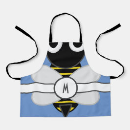 Delantal Kids Monogrammed BumbleBee Apron