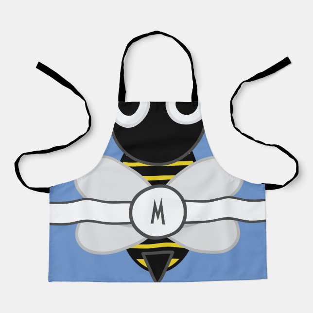 Delantal Kids Monogrammed BumbleBee Apron (Anverso)