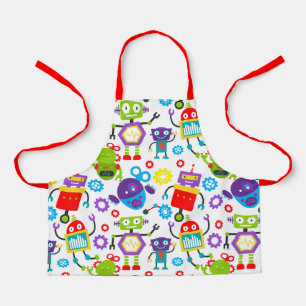 Delantal Kids Personalizado Robot