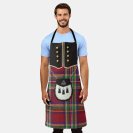 Delantal kilt y esporran apron para hombres