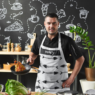 Delantal King of the Grill: Apron de impresión en todo el P