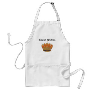 Delantal king'sCrown, rey de la parrilla