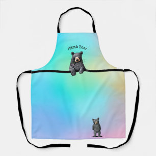 Delantal KiniArt Mama Bear Bear El Apron De Impresión De To