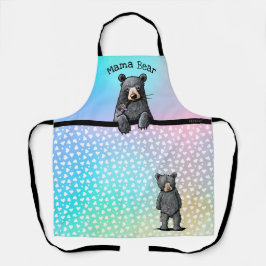 Delantal KiniArt Mama Bear Bear El Apron De Impresión De To