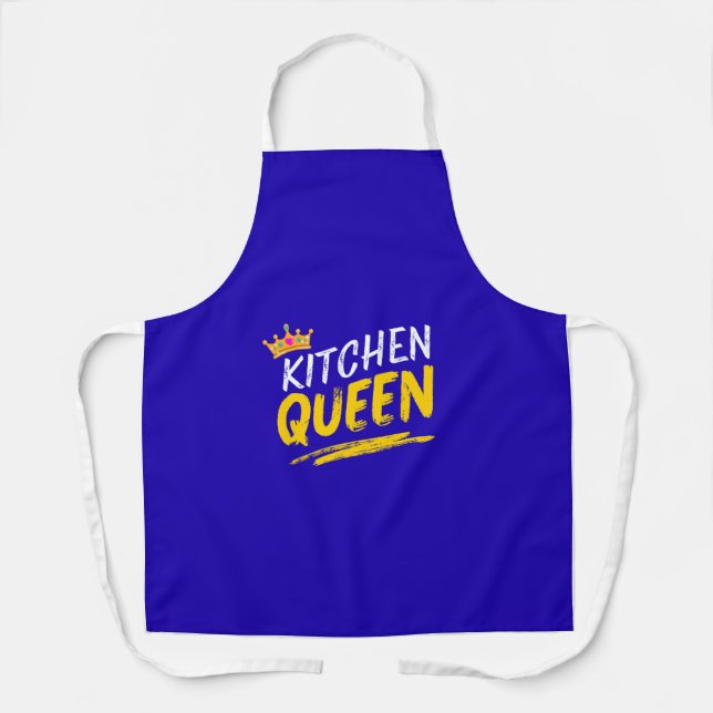 Delantal Kitchen Queen Apron All-Over Print Apron (Anverso)