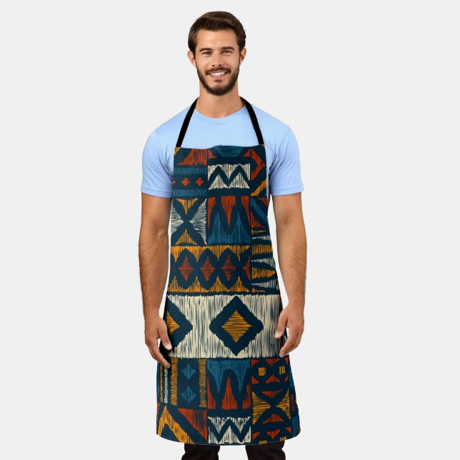 Delantal Kitenge chitenge Pattern Africa (Gastado)