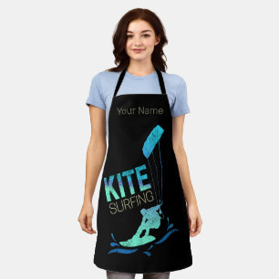 Delantal Kitesurfing Vintage Kiteboarder Kite Surfing