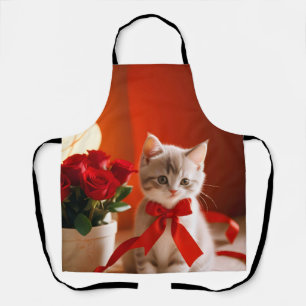 Delantal Kitten Love Tender Romantic Beautiful Gift