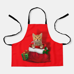 Delantal Kitty in a Christmas Bag