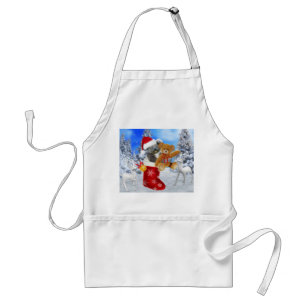 DELANTAL  KOALA BEBÉ NAVIDAD CON OSO DE PELUCHE