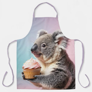 Delantal Koala Cubierta Con Gradiente Pastel