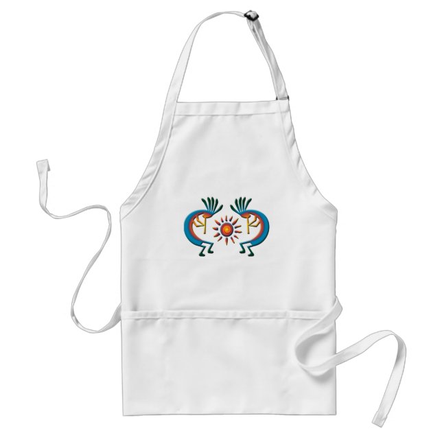 Delantal Kokopelli con Sun Southwest Apron (Frente)