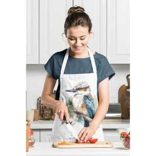 Delantal Kookaburra azul verdadero, personalizado