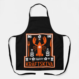 Delantal Kräftskiva - Fiesta Sueca de Cangrejos de Río