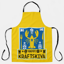 Delantal Kräftskiva - Fiesta Sueca de Cangrejos de Río