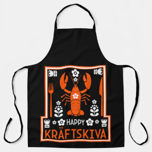 Delantal Kräftskiva - Fiesta sueco de langostas