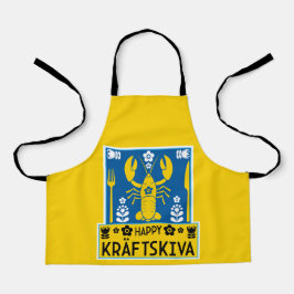 Delantal Kräftskiva - Fiesta sueco de langostas